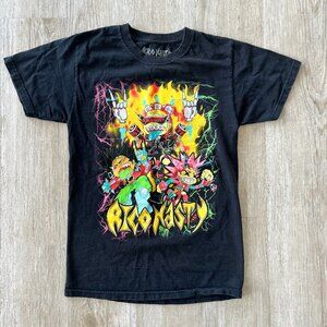 Unisex Rico Nasty Black Graphic Tshirt - XS